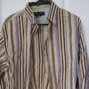 Banana Republic Men's Multicolor Striped Shirt
